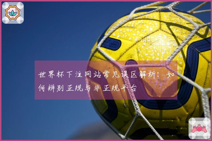 世界杯下注网站常见误区解析：如何辨别正规与非正规平台