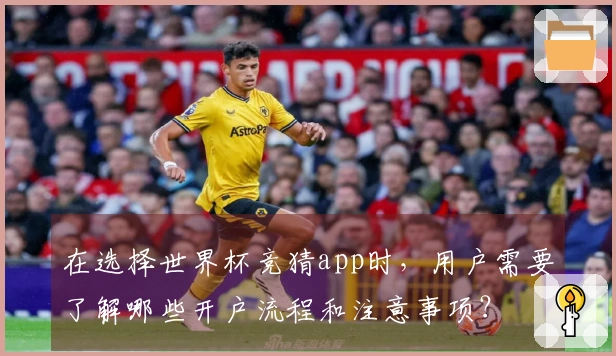 在选择世界杯竞猜app时，用户需要了解哪些开户流程和注意事项？