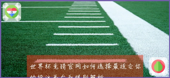 世界杯竞猜官网如何选择最适合你的投注平台和规则解析